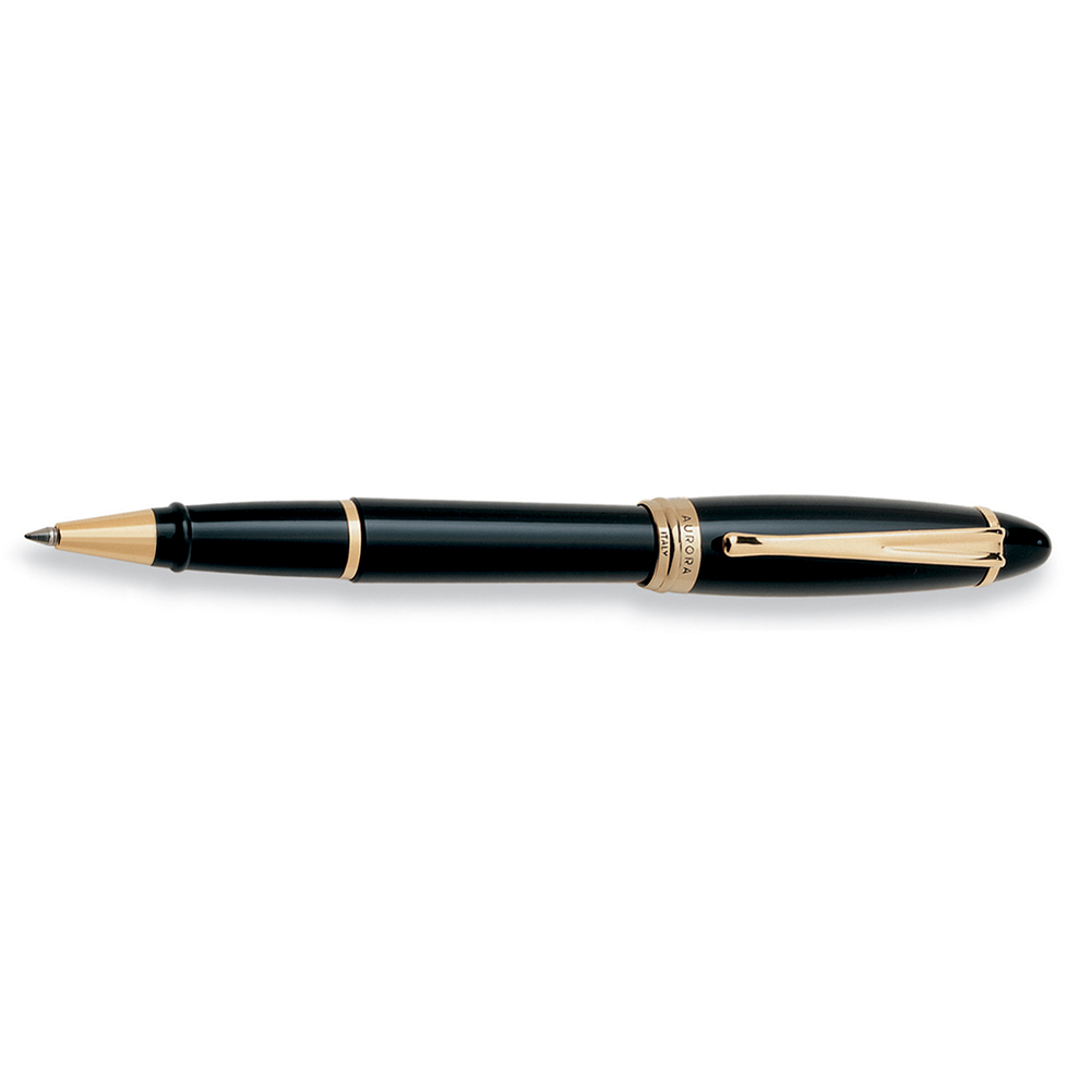Aurora Ipsilon Resin Black GT Rollerball - Rollerball
